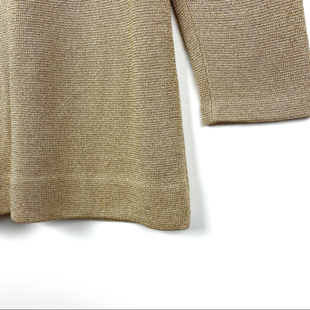 J.Crew Gold Metallic Scoop Neck Sweater - Picture 11 of 11
